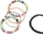200PCS Czech Glass Pearl Beads Satin Luster Round Spacer Beads for Jewelry Making Crafts - Image 3