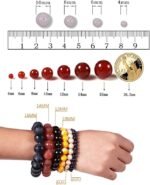 Natural Gemstone Beads Kit: 960PCS 24 Colors 6MM Crystal Beads for Jewelry Making - Image 5