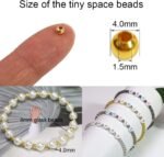 4000PCS 4MM Assorted Metal Spacer Beads for Jewelry Making DIY - Image 4
