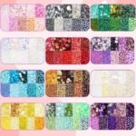 Silver Glass Seed Bugle Beads Sequins Assortment for Jewelry Making Crafts - Image 7