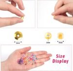 10322PCS Glass Seed Beads & Sequins Craft Kit: 4MM Beads, 6MM Spangles for Jewelry Making - Image 3