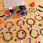 1970PCS Halloween Bracelet Making Kit Beads Charms Pumpkin Skull Ghost Spider DIY Jewelry Crafts - Image 2