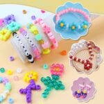 4200PCS Pony Beads Kit 27 Colors Solid Glitter Friendship Bracelet Jewelry Making Craft Supplies - Image 3