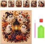 Halloween Ghost Pearl Art DIY Kit: Bead Wall Display Craft Set - Image 8