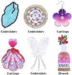 Glass Bugle Beads Kit: 144 Colors for Jewelry Making, Embroidery, Crafts - Image 2