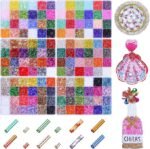 Glass Bugle Beads Kit: 144 Colors for Jewelry Making, Embroidery, Crafts - Image 5