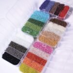 Portable Bead Caddy Kit: 1000g Seed Beads, Jewelry Making Organizer, Craft Supplies - Image 4