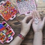 Friendship Bracelet Making Kit 4900PCS Beads 44 Color Embroidery Floss Jewelry Craft Organizer Pink - Image 5