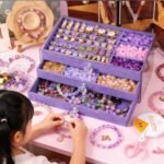 12 Color Glass Beads Kit with Purple Storage Case for Bracelet Making - Image 6