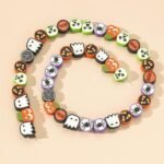 100PCS Halloween Polymer Clay Heishi Spacer Beads | DIY Bracelet Necklace Earring Jewelry Making Supplies - Image 5