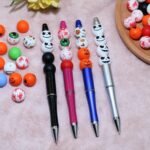 90PCS 15MM Halloween Silicone Focal Beads | Beadable Pen Keychain Making Supplies DIY Jewelry Crafts - Image 4