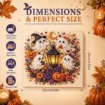 Halloween Ghost Pearl Art DIY Kit | 3D Diamond Painting Spooky Wall Decor (Beginner) - Image 2