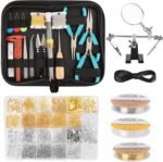 Complete Jewelry Making Kit for Adults | Tools Wires Findings Chains with Pliers & Storage Bag - Image 7