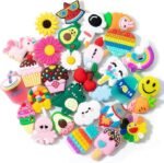 30 50 60PCS Assorted PVC Charms | Random Decorative Charms DIY Craft Jewelry Making Supplies