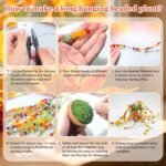 DIY Beaded Plant Kit: Autumn Glass Beads, Suncatcher, Jewelry Making Craft Set - Image 4