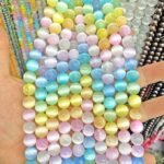 60PCS 6MM Colorful Selenite Gypsum Crystal Stone Beads for Jewelry Making DIY Bracelet Crafts - Image 4