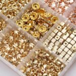 6MM Metallic Spacer Beads: Gold, Silver, Rose Round Loose Beads for Jewelry Making - Image 4