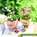 DIY Beaded Plant Kit: Green Glass Crystal Beads, Faux Moss Suncatcher Craft Set - Image 3