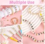 610PCS Rhinestone Spacer Beads: 6-10MM Gold Silver Rondelle Large Hole for DIY Jewelry - Image 4