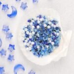 Blue Star Moon Beads Kit: Glass Seed, Acrylic Pearl Spacer Jewelry Making Supplies