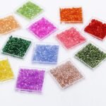 Glass Bugle Beads Kit: 28 Colors, 3MM Tube Seed Beads for Jewelry Making Crafts - Image 4