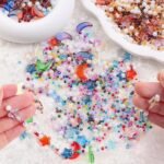 Celestial Star Moon Beads Kit: Crystal, Seed, Pearl, Spacer for Jewelry Making Crafts