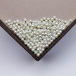 Ivory Glass Pearl Beads: 8MM Round Spacer for Jewelry Making (420PCS)
