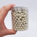 Ivory Glass Pearl Beads: 8MM Round Spacer for Jewelry Making (420PCS) - Image 2
