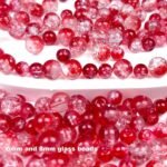 200PCS 8MM Iridescent Glass Star Beads for Jewelry Making Bracelets Crafts - Image 2