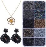 Opaque Glass Seed Beads Kit: 10 Styles, Jewelry Making Supplies - Image 2