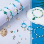 Ocean Beads Bracelet Making Kit: Sea Shell, Starfish, Turtle Charms for DIY Jewelry - Image 4