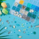 Ocean Beads Bracelet Making Kit: Sea Shell, Starfish, Turtle Charms for DIY Jewelry - Image 3