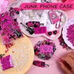 Y2K Coquette Phone Case Charms Kit | Bows, Rhinestones, Pearls, Mirrors, Resin DIY