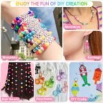Kawaii Acrylic Beads Kit: Candy, Butterfly, Flower, Heart Charms for Bracelet Making DIY Jewelry - Image 5