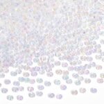 6000PCS 2MM White AB Glass Seed Beads for Jewelry Making Bracelet Necklace DIY Crafting - Image 2