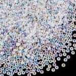 6000PCS 2MM White AB Glass Seed Beads for Jewelry Making Bracelet Necklace DIY Crafting - Image 6