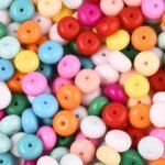 Colorful Glass Rondelle Beads | 5x8MM Abacus Spacer Beads for DIY Jewelry - Image 4