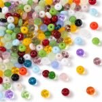 Rondelle Glass Beads | 3x6MM Slice Spacer Beads for DIY Jewelry Making