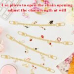 DIY Bag Charm Making Kit | Assorted Charms, Chains, Clasps, Pliers - Image 4