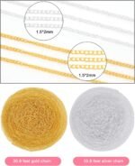 Jewelry Chain Making Kit | 2MM Gold Silver Chain, Jump Rings, Clasps, Tools - Image 4