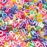 Large Pearl Alphabet Letter Beads | 12MM Mixed Shape Plastic DIY Jewelry Supplies - Image 3