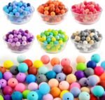 150PCS 15MM Silicone Round Beads | 30 Colors Focal Beads for Pens, Keychains, Bracelets - Image 2
