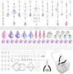 DIY Crystal Suncatcher Kit: 380 Pieces, 15 Rainbow Window Ornaments - Image 2