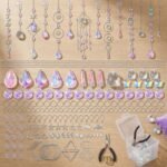DIY Crystal Suncatcher Kit: 380 Pieces, 15 Rainbow Window Ornaments - Image 4
