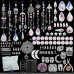 410PCS Owl Crystal Suncatcher Kit: Prism Rainbow Maker (DIY Craft)