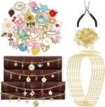 124PCS Bible Charm Making Kit | Religious Pendants, Christian Jewelry Supplies