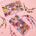 DIY Beaded Bag Charm Kit | Personalized Keychain Making Supplies (Craft Set)