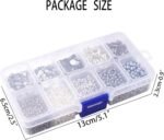 Silver Glass Seed Bugle Beads Sequins Assortment for Jewelry Making Crafts - Image 4