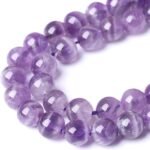 61PCS 6MM Purple Amethyst Dream Lace Beads, Natural Quartz Crystal Strand (15 inch) - Image 4
