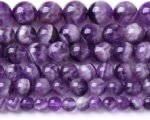 61PCS 6MM Purple Amethyst Dream Lace Beads, Natural Quartz Crystal Strand (15 inch) - Image 2